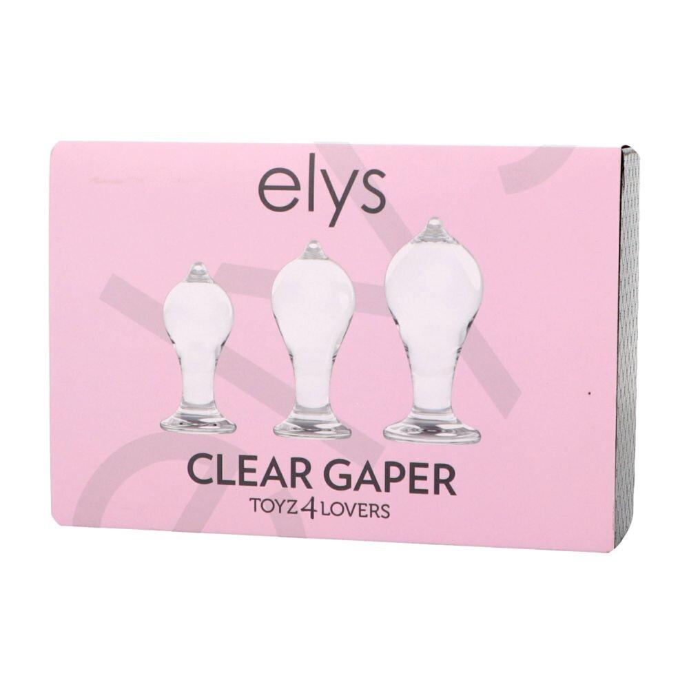 Plug Anale Clear Gaper Set thumbnail 5