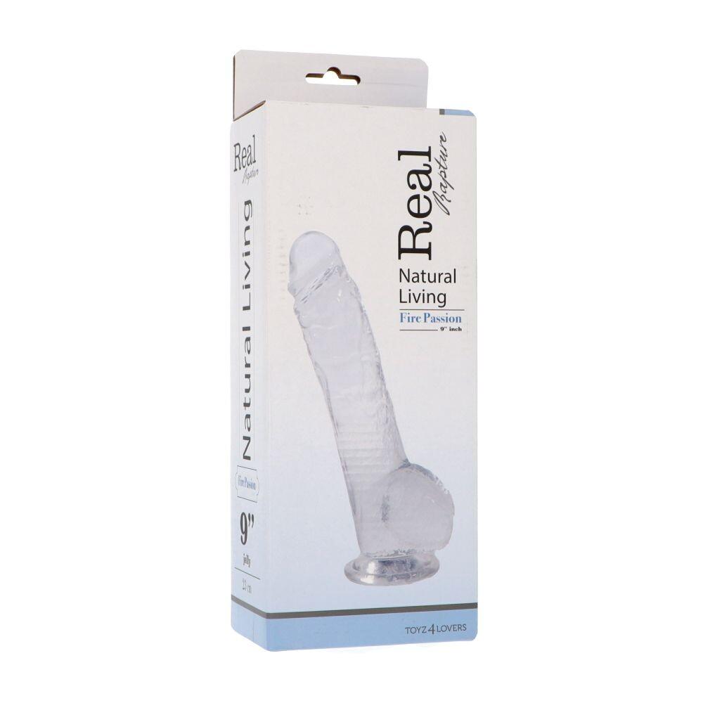 Dildo Realistico Clear Passion 23 cm thumbnail 4