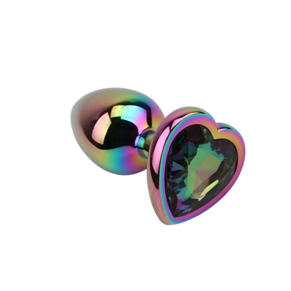 Plug Anale Rainbow Heart thumbnail 4