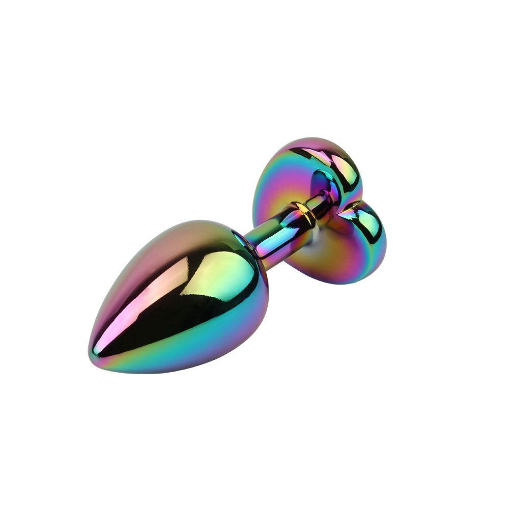 Plug Anale Rainbow Heart thumbnail 3
