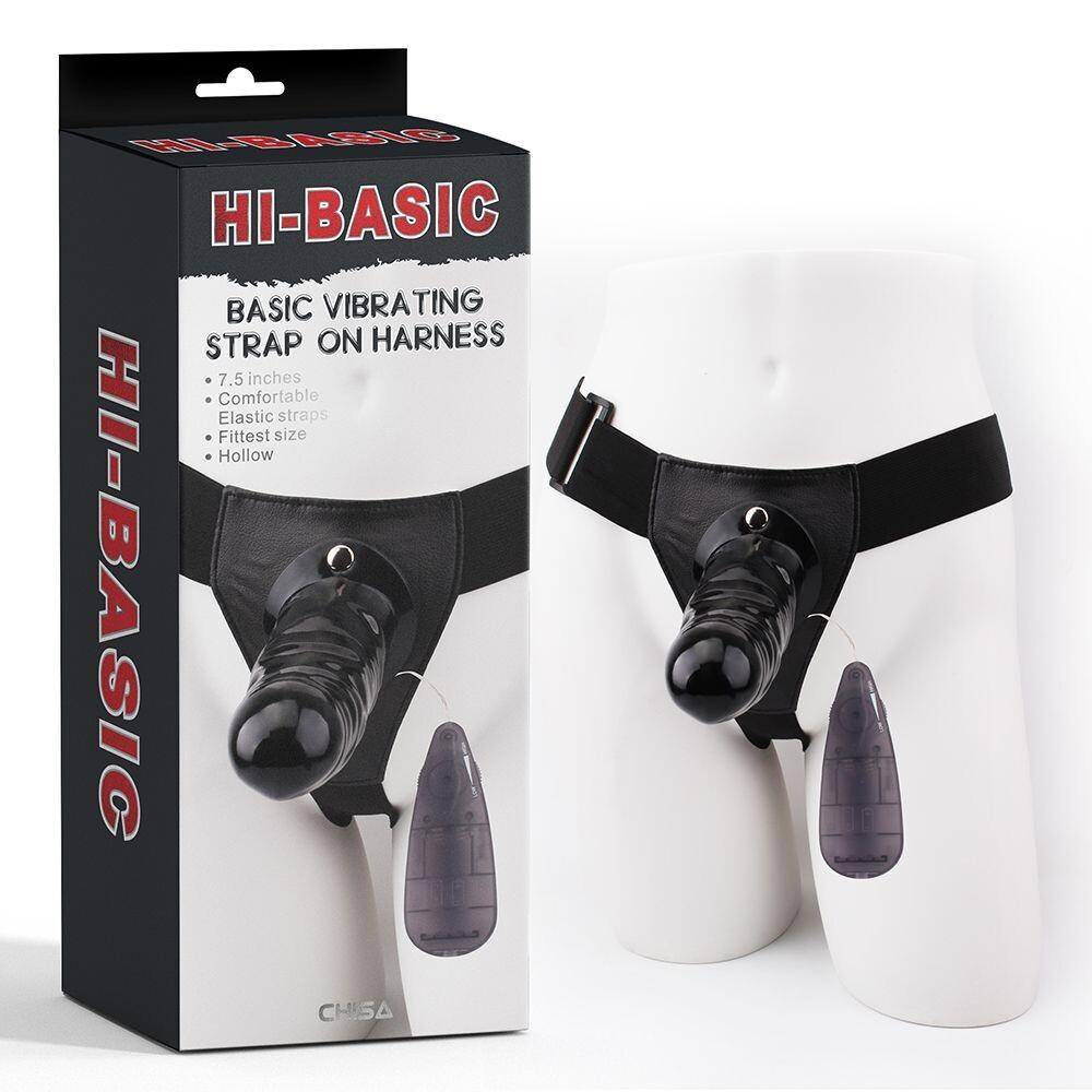 Strap On Basic Vibrating Harness 19 cm thumbnail 3