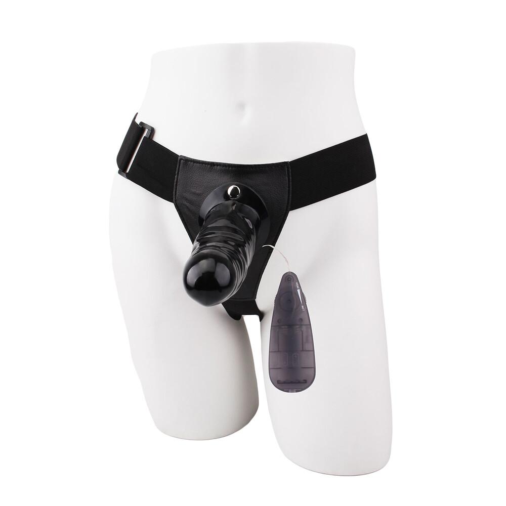 Strap On Basic Vibrating Harness 19 cm