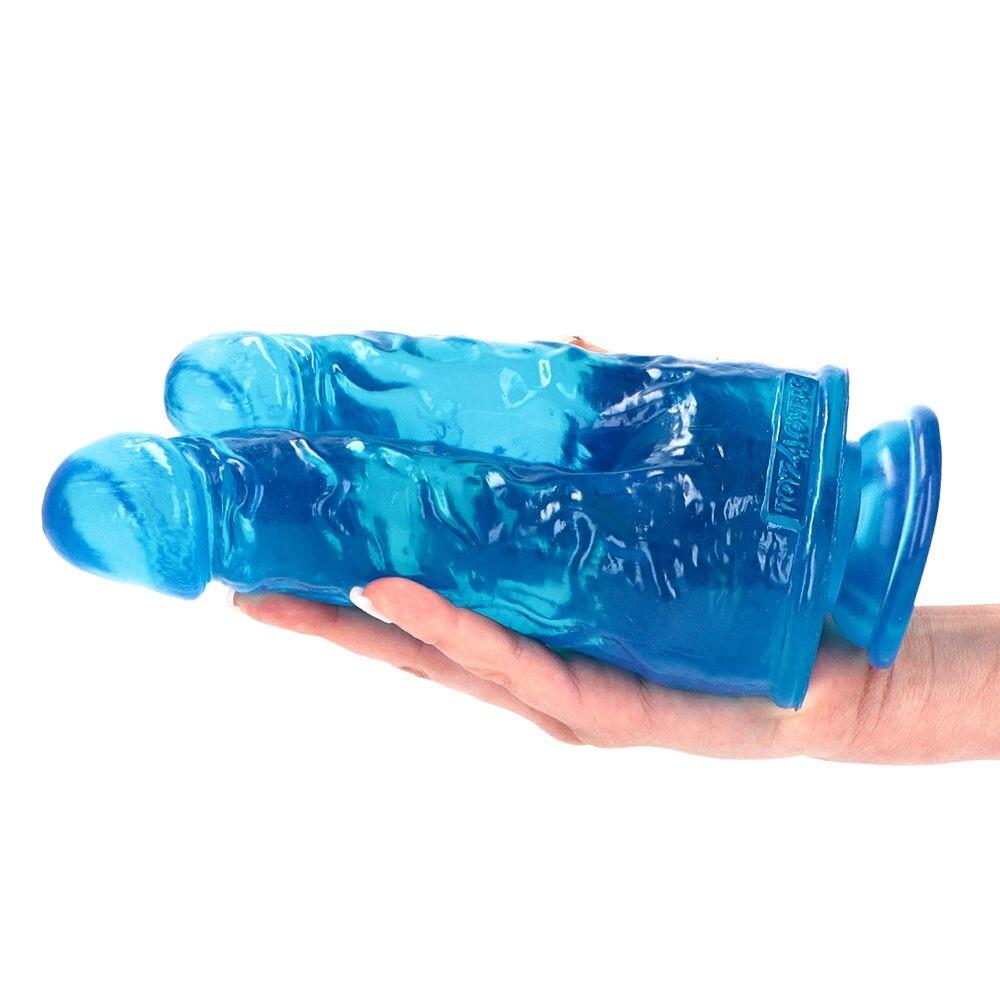 Dildo Doppio Jelly Romolo e Remo 20,5 cm thumbnail 2