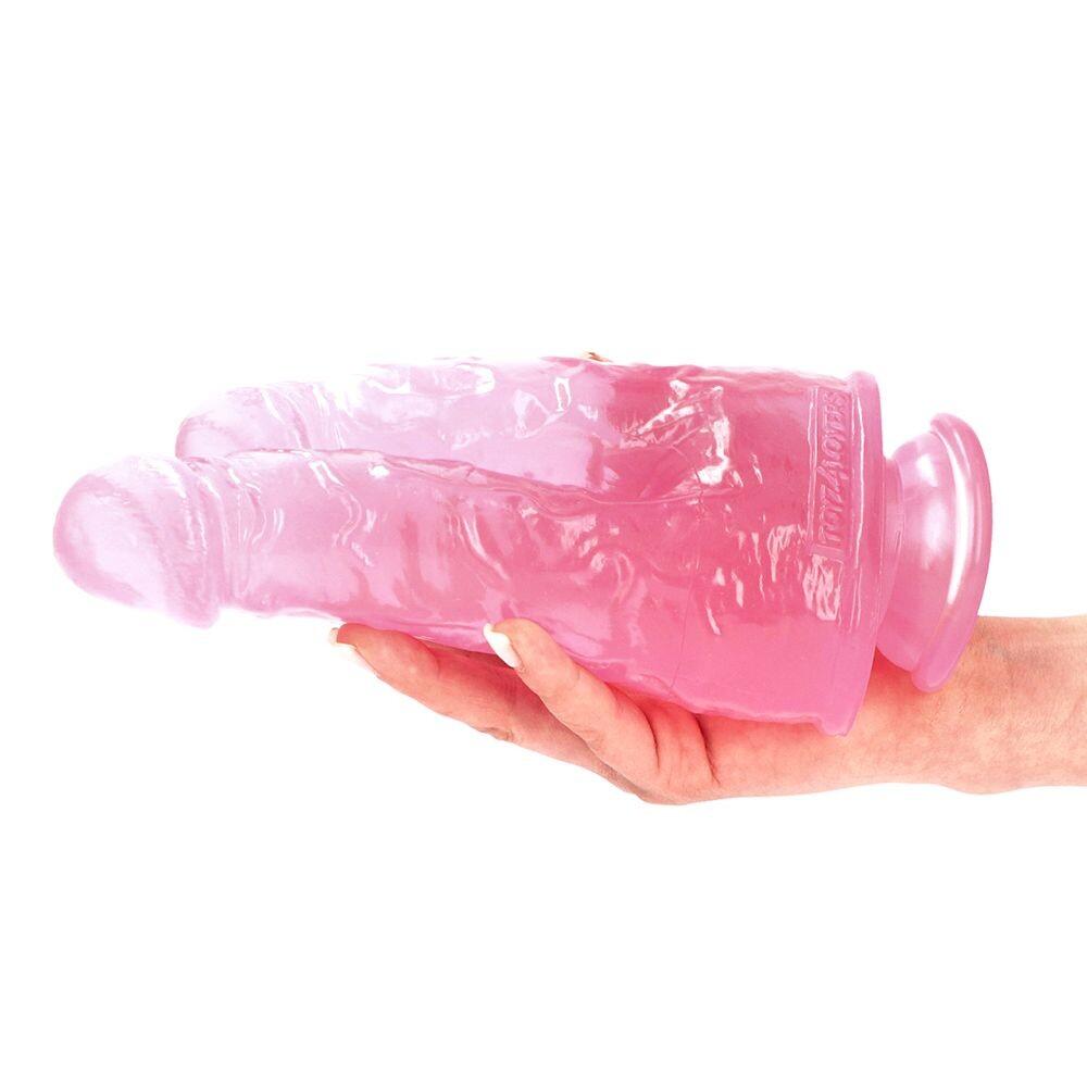 Dildo Doppio Jelly Romolo e Remo 20,5 cm thumbnail 2