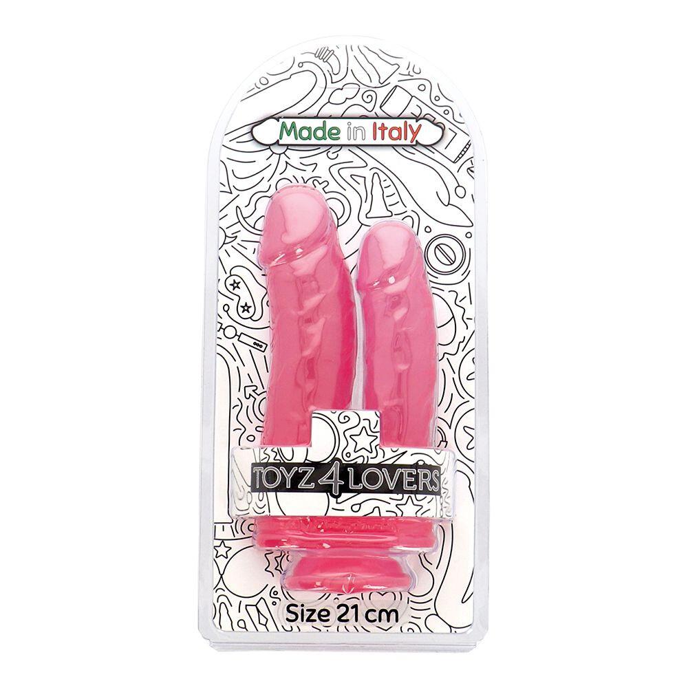 Dildo Doppio Jelly Romolo e Remo 20,5 cm thumbnail 7