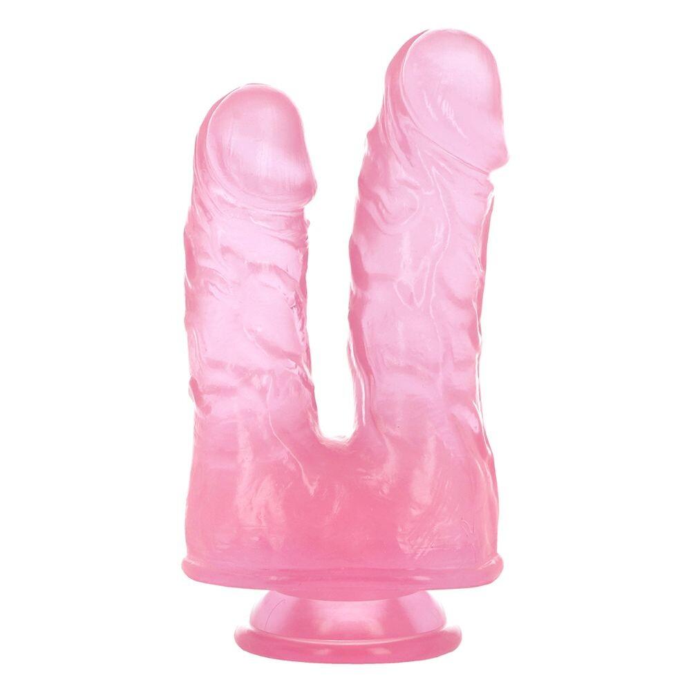 Dildo Doppio Jelly Caino e Abele 17,5 cm thumbnail 4
