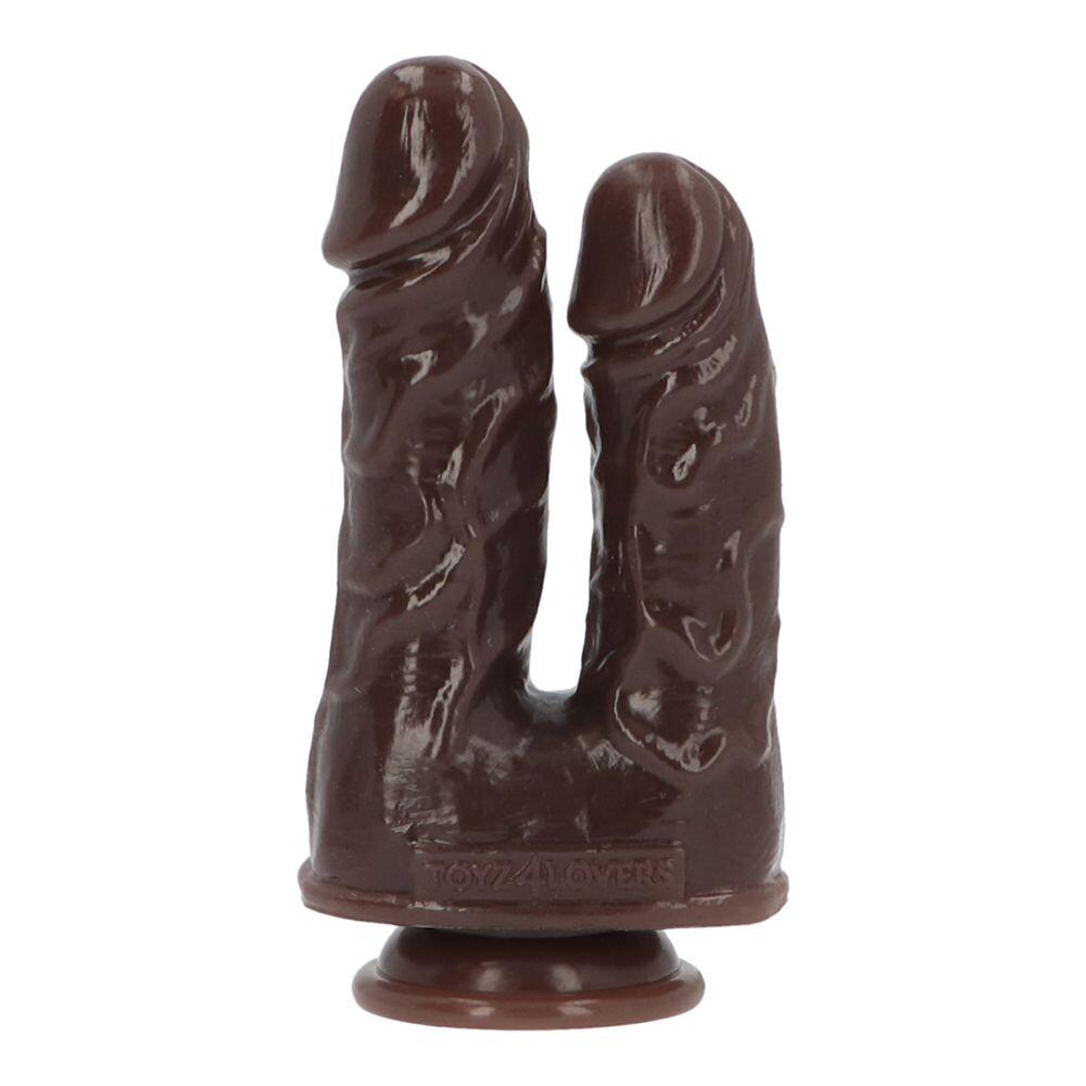 Dildo Doppio Caino e Abele 17,5 cm thumbnail 3
