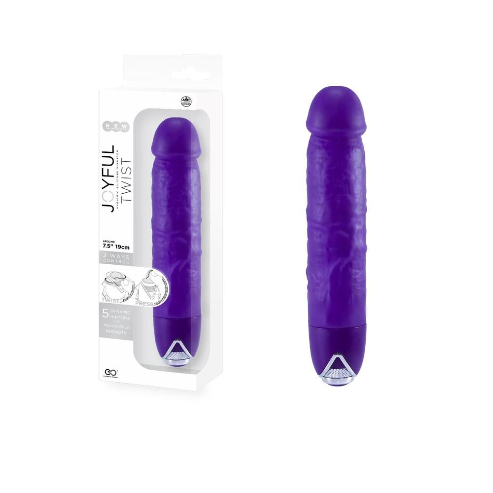 Vibratore Realistico Joyful Twist 22,5 cm thumbnail 9