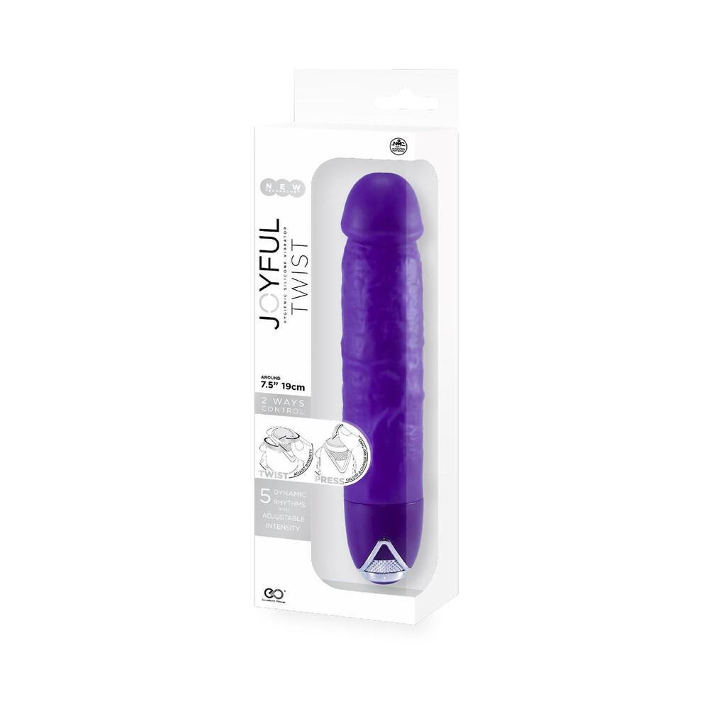 Vibratore Realistico Joyful Twist 22,5 cm thumbnail 8
