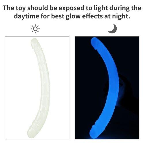 Dildo Doppio Lumino Play 37 cm thumbnail 3