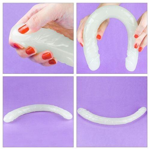 Dildo Doppio Lumino Play 37 cm thumbnail 5