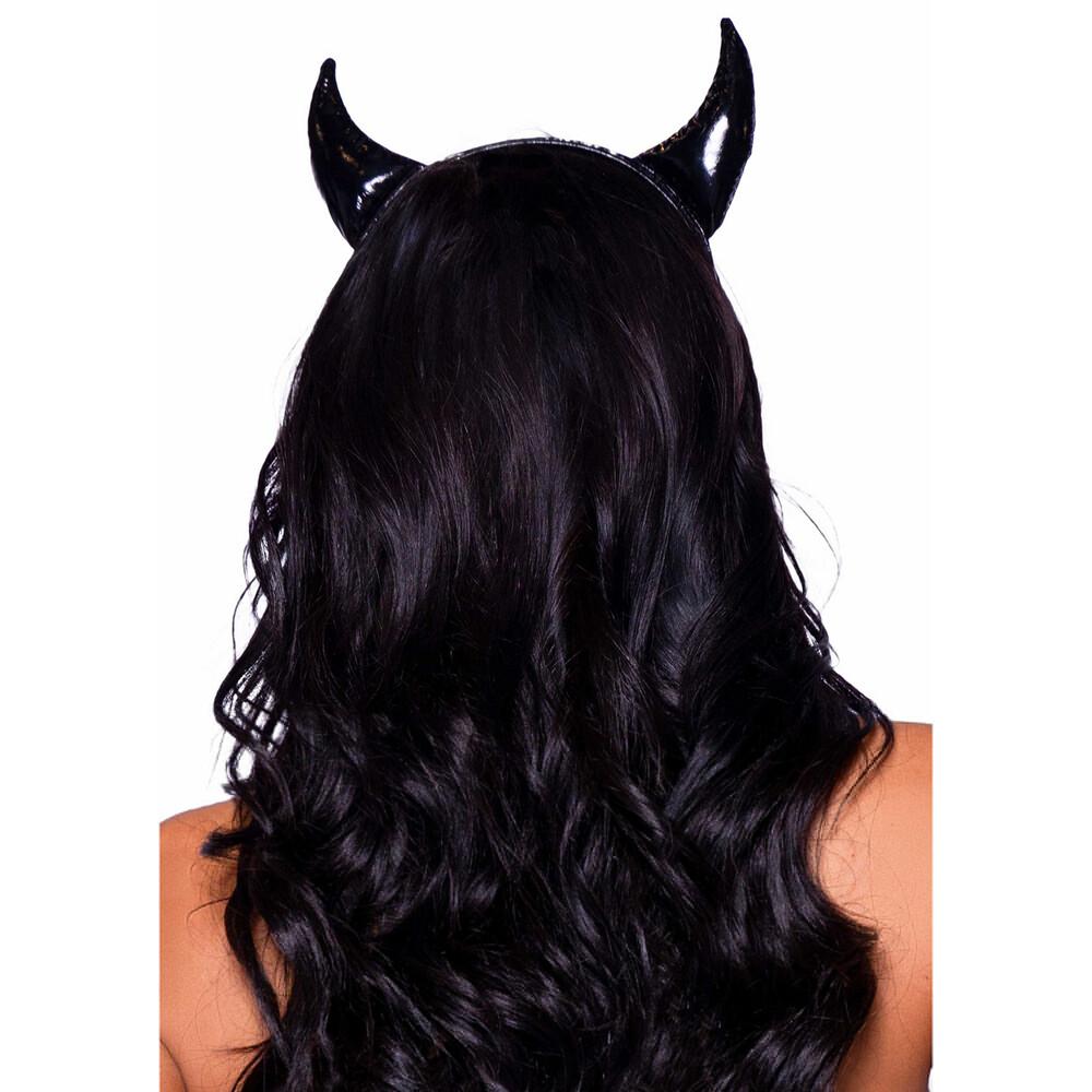 Cerchietto Sexy Vinyl Devil Horns thumbnail 2