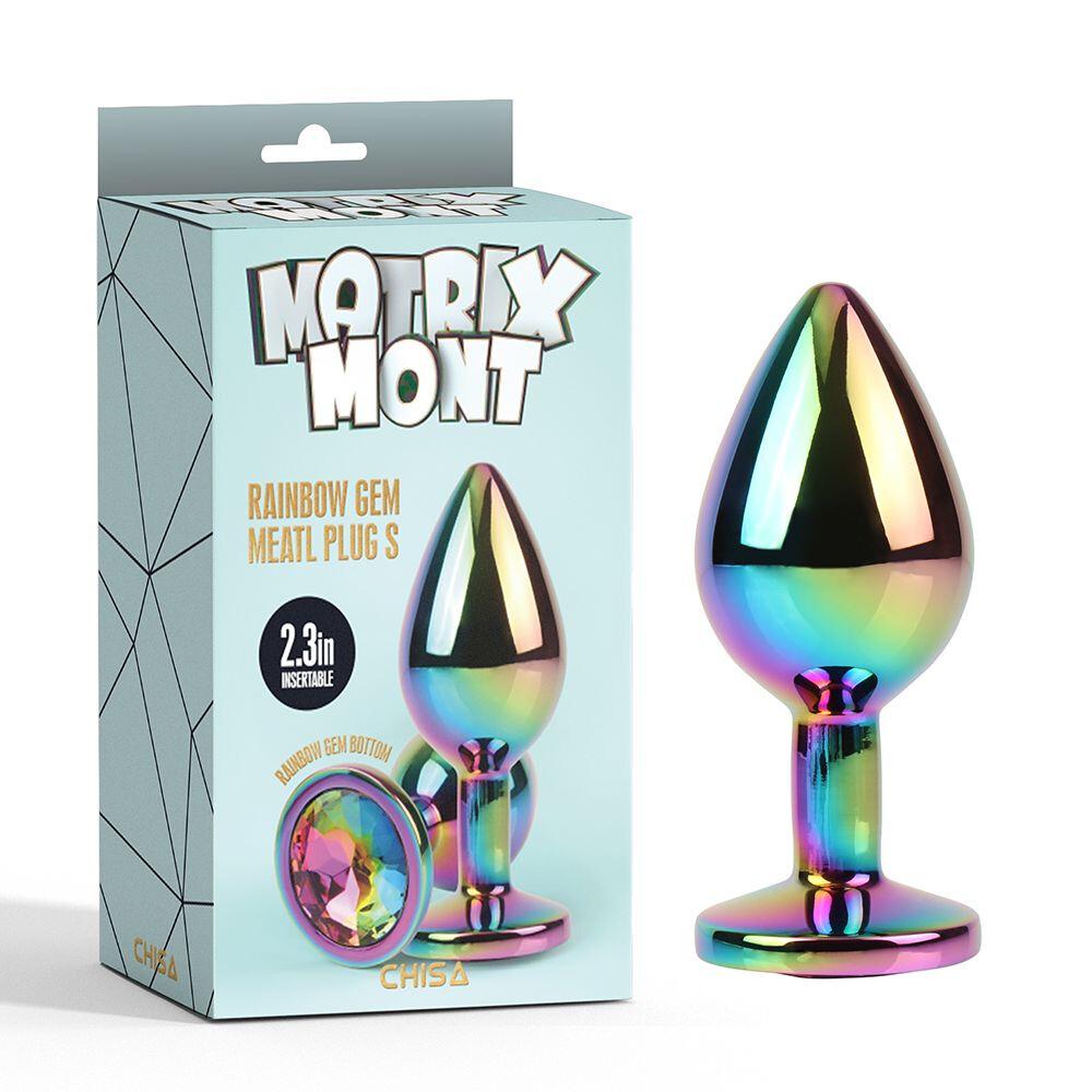 Plug Anale Rainbow Gem Ø 2,7 cm thumbnail 5