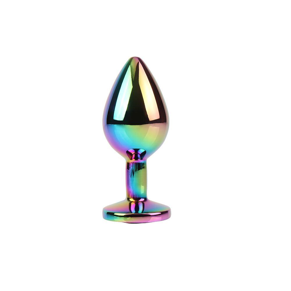 Rainbow Gem Ø 3,3 cm Plug Anale thumbnail 4