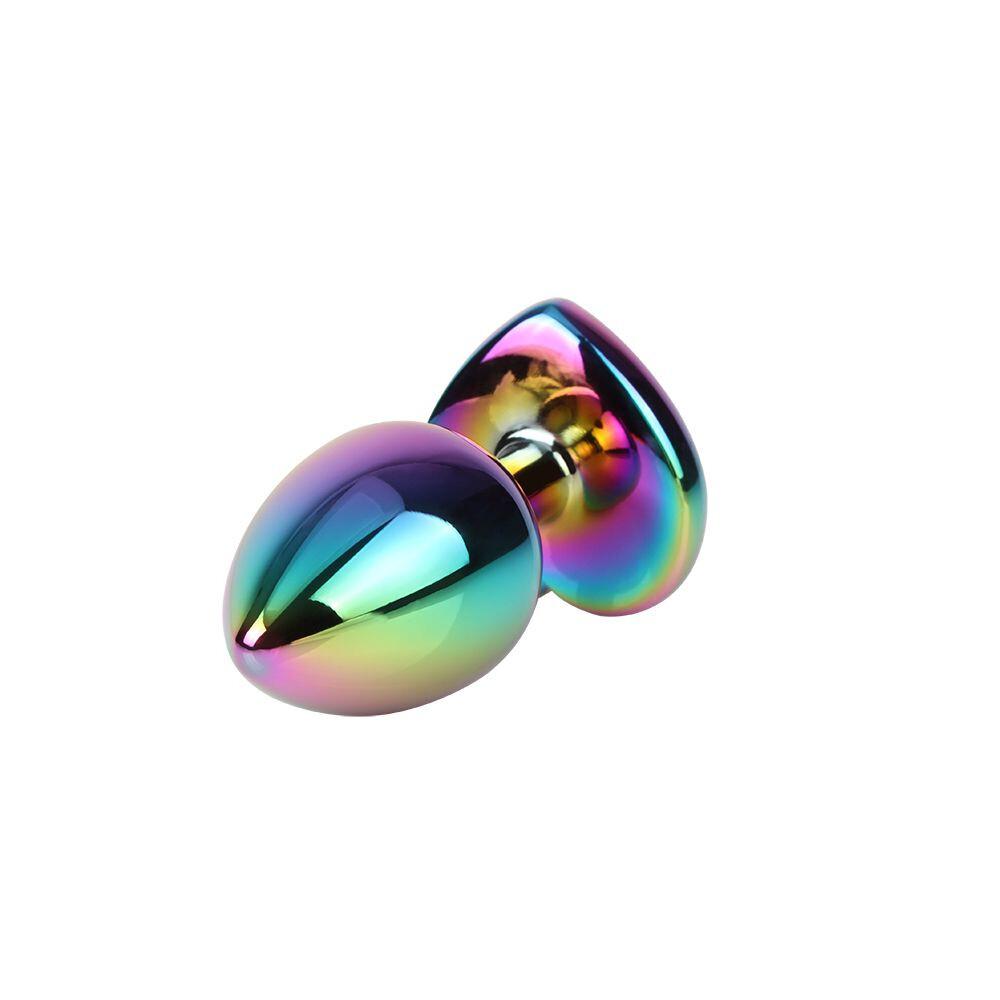 Plug Anale Rainbow Heart Gem Ø 3,3 cm thumbnail 2