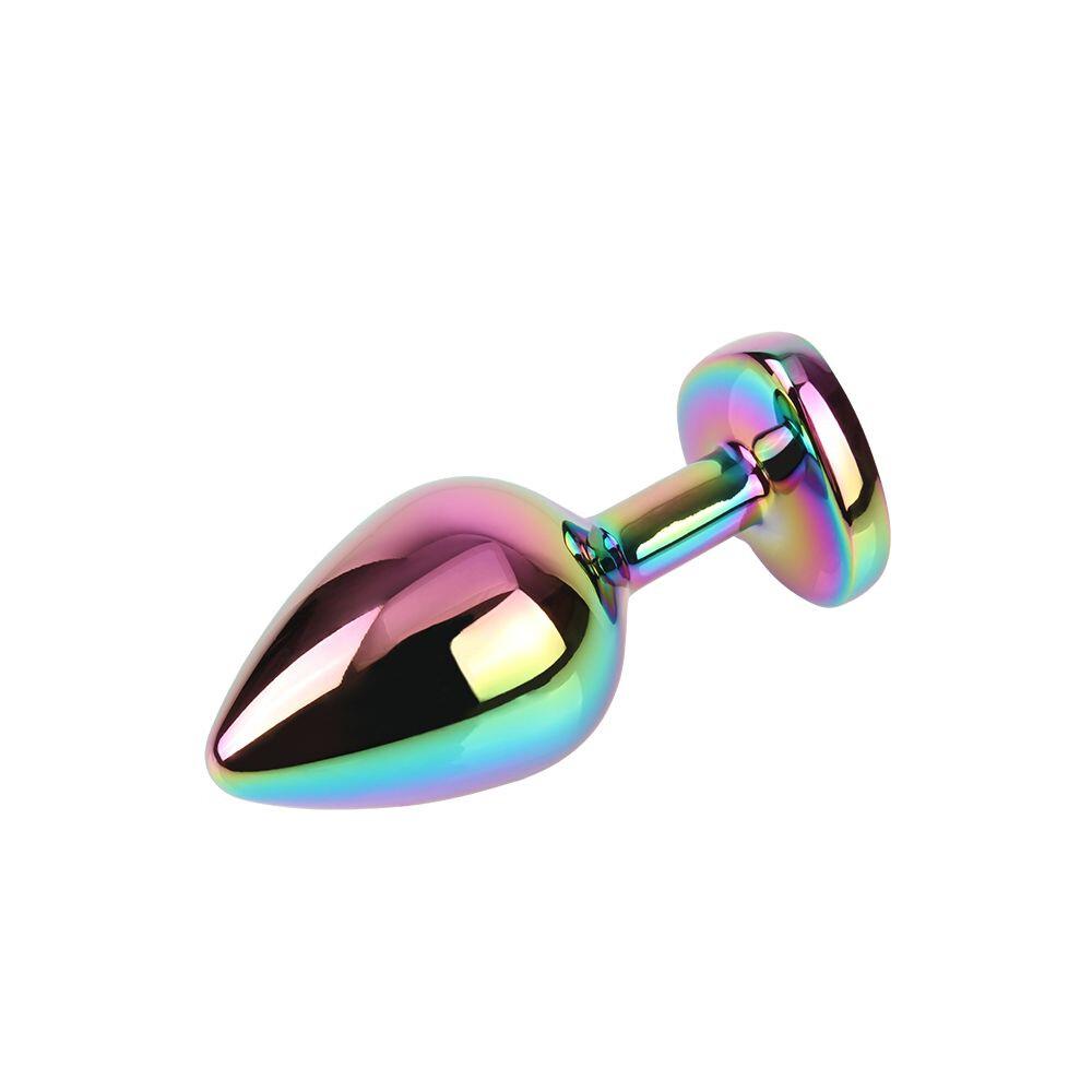 Plug Anale Rainbow Heart Gem Ø 3,3 cm thumbnail 3