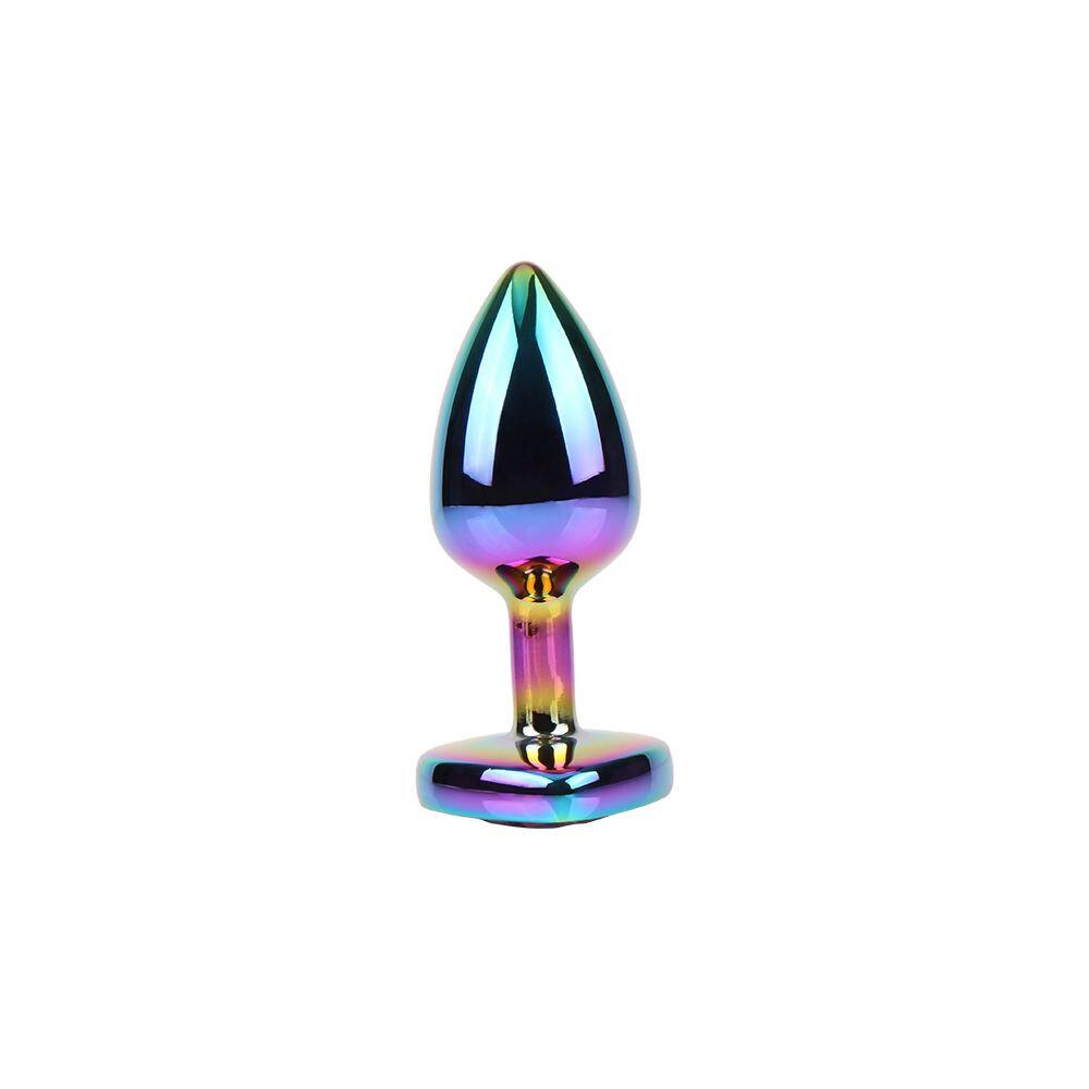Plug Anale Rainbow Heart Gem Ø 2,7 cm thumbnail 4