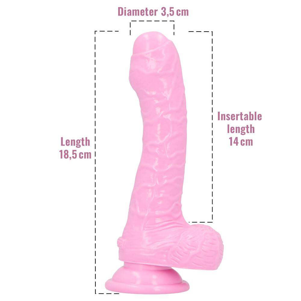 Dildo Profumato Ben Bubblegum 18,5 cm thumbnail 4