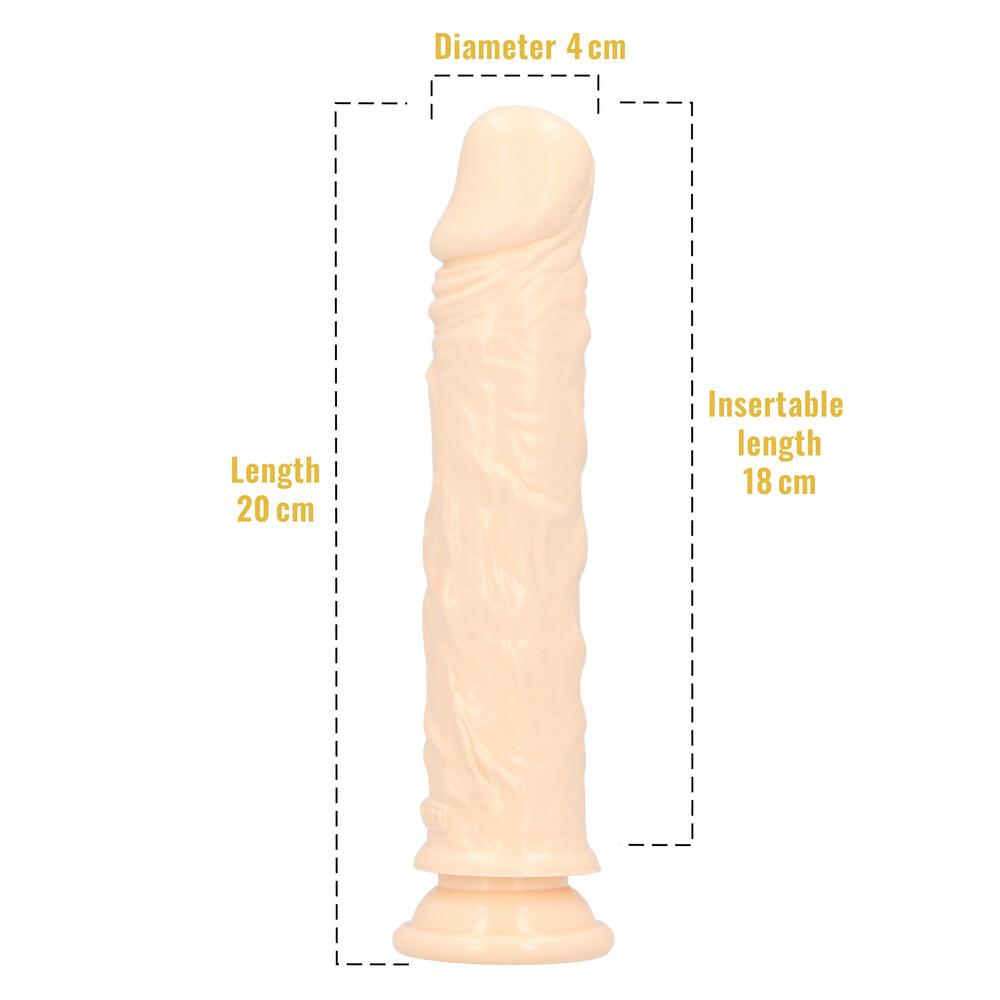 Dildo Profumato Jim Vanilla 20 cm thumbnail 4