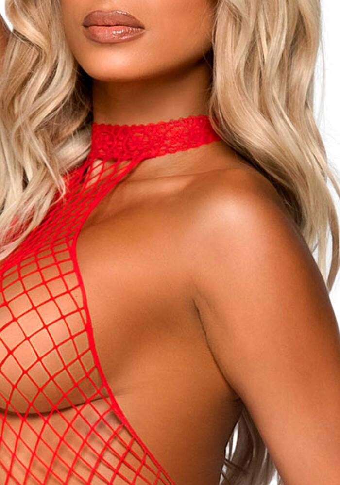 Tuta Sexy Racer Rosso thumbnail 5