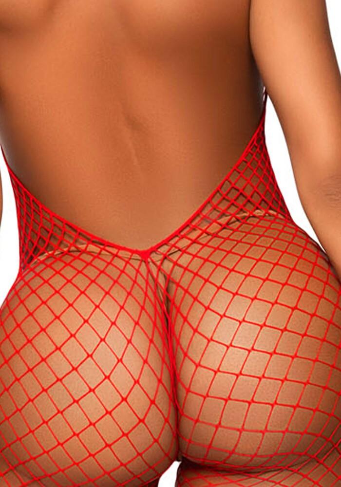 Tuta Sexy Racer Rosso thumbnail 4