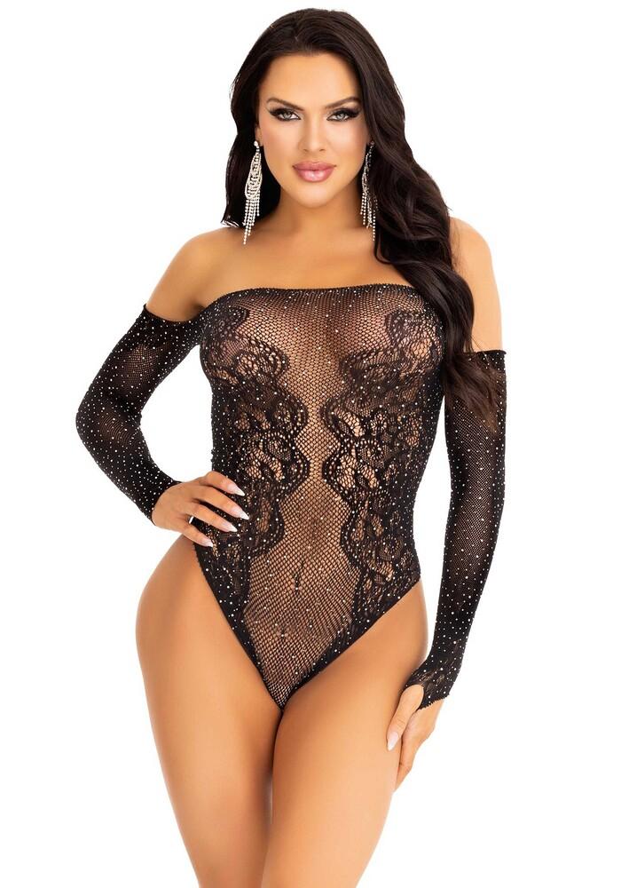 Body Sexy Off The Shoulder Nero thumbnail 3