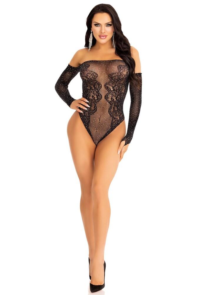 Body Sexy Off The Shoulder Nero thumbnail 6