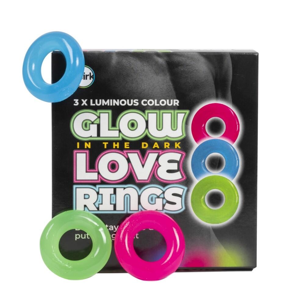 Glow in the Dark Love Anello Fallico thumbnail 3