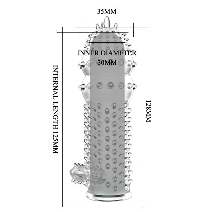 Guaina e Prolunga Pene Sleeve Flail 12,8 cm thumbnail 4
