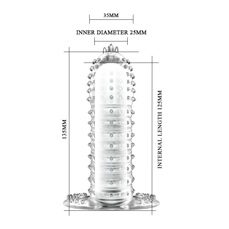 Guaina e Prolunga Pene Sleeve Tower 13,5 cm thumbnail 4