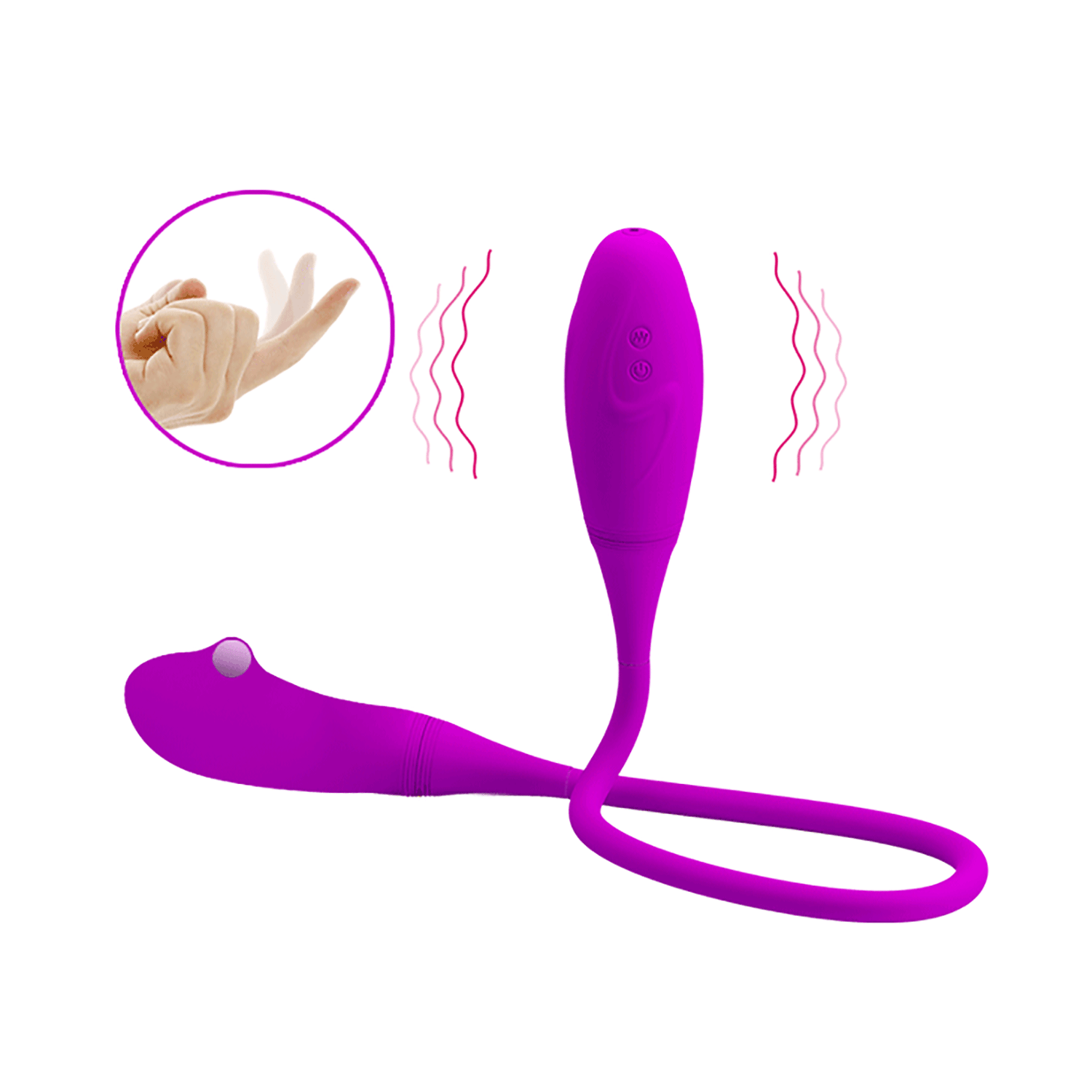 Vibratore Doppia Stimolazione Snaky Egg thumbnail 2