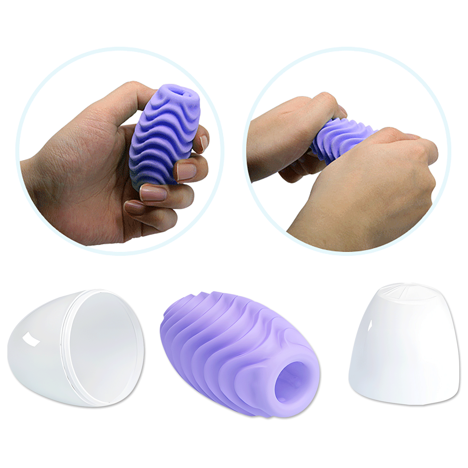 Masturbatore Double Sided Egg thumbnail 2