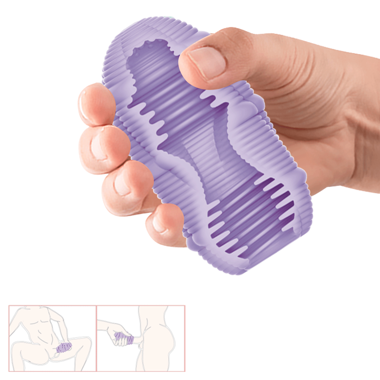 Masturbatore Smooth Stripes Cupid X thumbnail 2