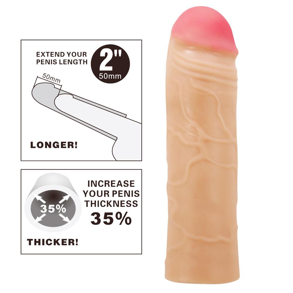 Guaina e Prolunga Pene Chane 18 cm thumbnail 4