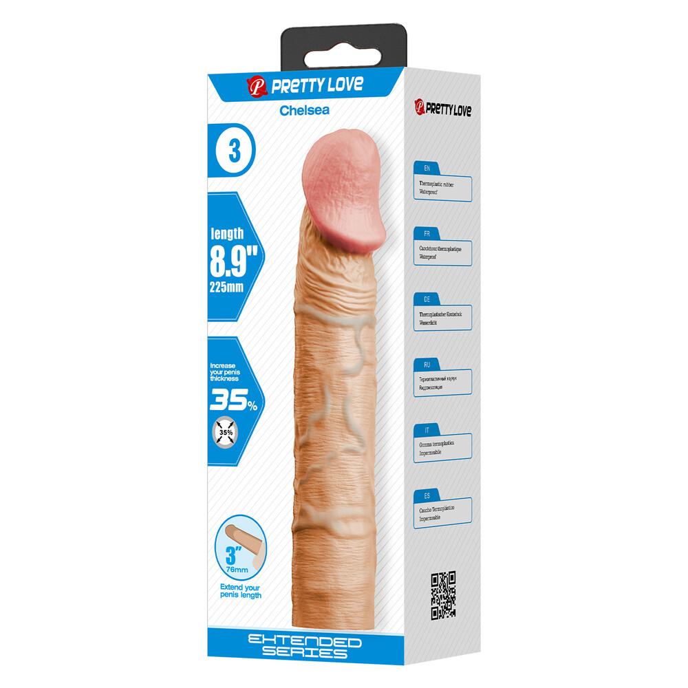 Guaina e Prolunga Pene Chelsea 22,5 cm thumbnail 12