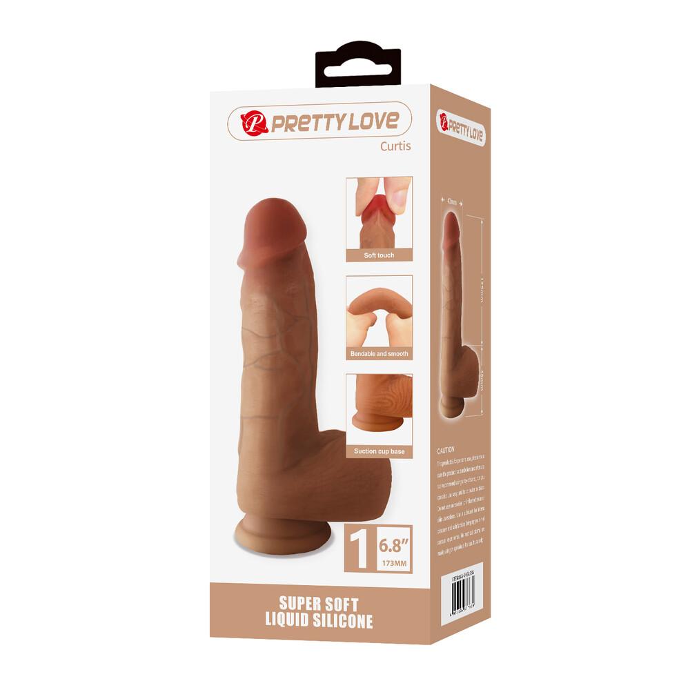 Curtis 17,3 cm Dildo Realistico thumbnail 11