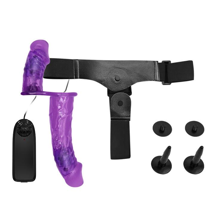 Strap-on Vibrante Ultra Passionate Dual Vibration 17,5 cm thumbnail 5