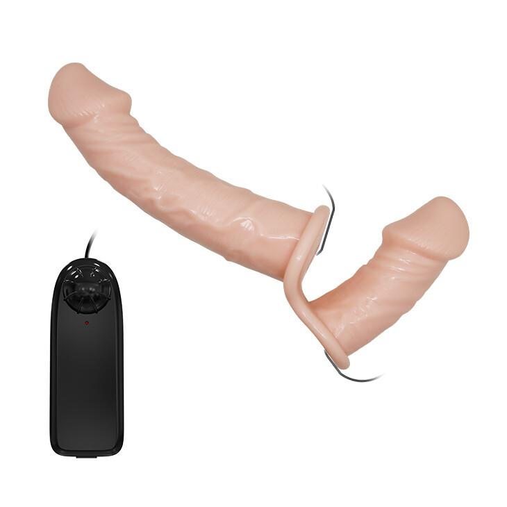 Strap-on Vibrante Ultra Passionate Dual Vibration 17,5 cm thumbnail 3