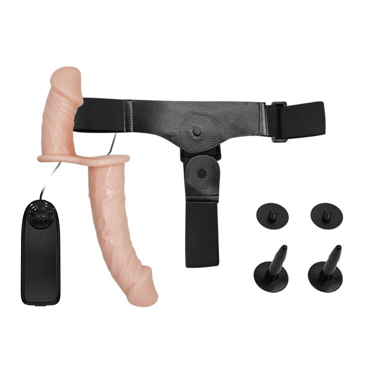 Strap-on Vibrante Ultra Passionate Dual Vibration 17,5 cm thumbnail 5