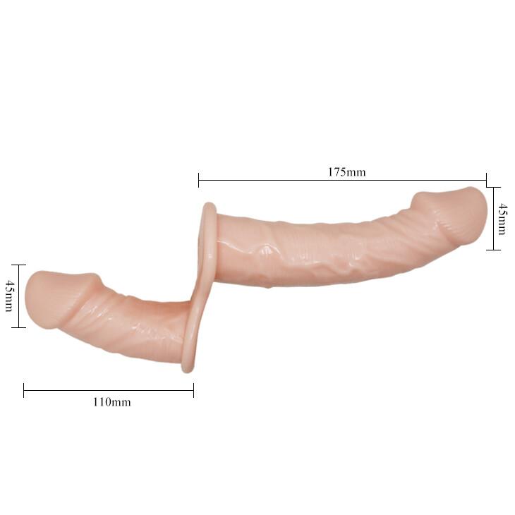 Strap-on Vibrante Ultra Passionate Dual Vibration 17,5 cm thumbnail 6