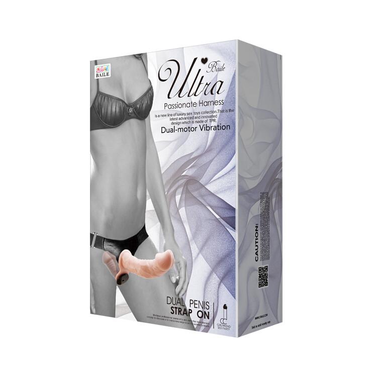 Strap-on Vibrante Ultra Passionate Dual Vibration 17,5 cm thumbnail 9