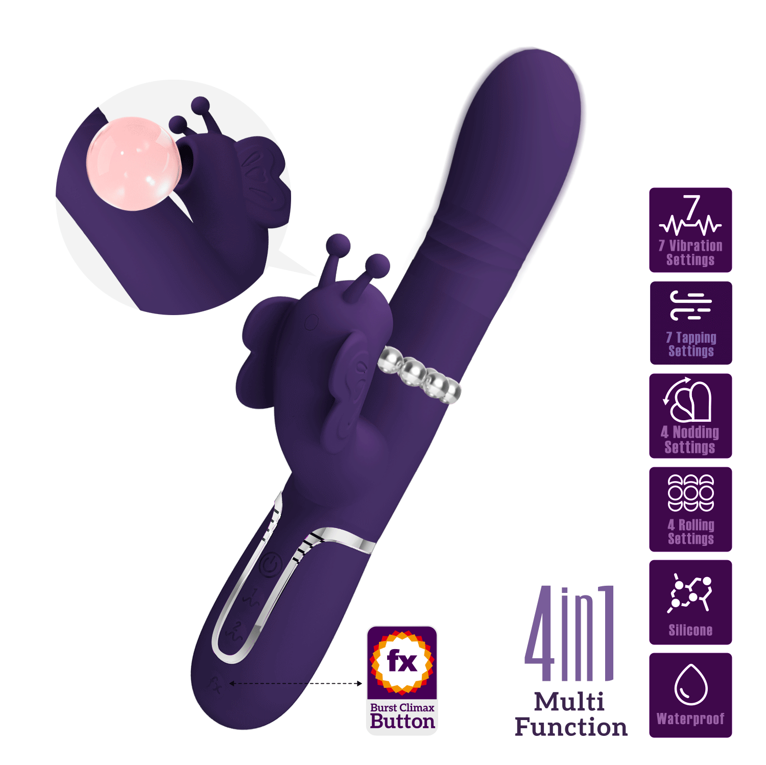 Vibratore Rabbit Twinkled Tenderness thumbnail 2