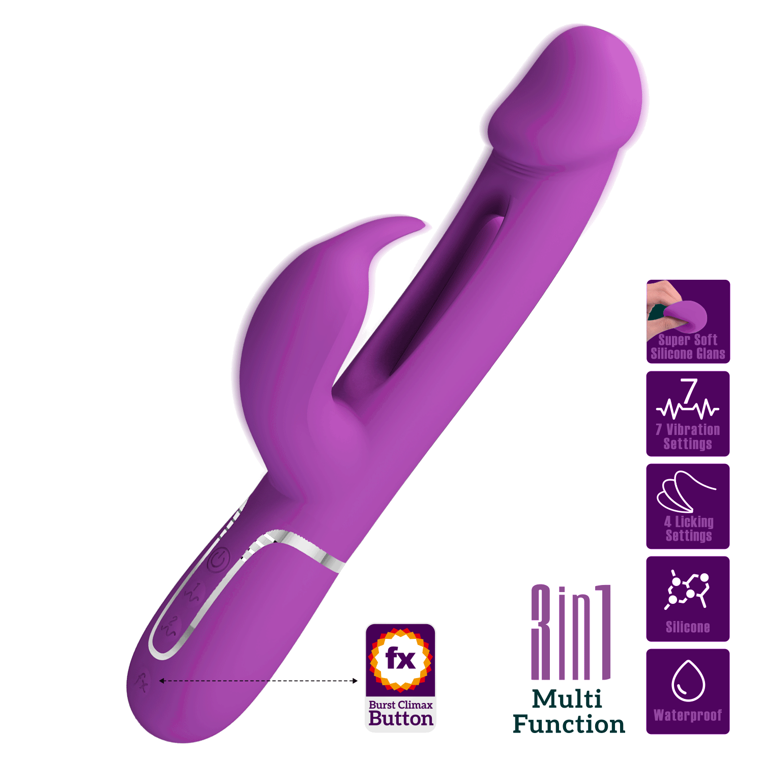 Vibratore Rabbit Kampas thumbnail 2