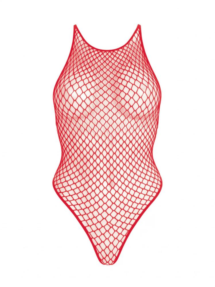 Net Snap Crotch Tank Rosso Body Sexy thumbnail 6