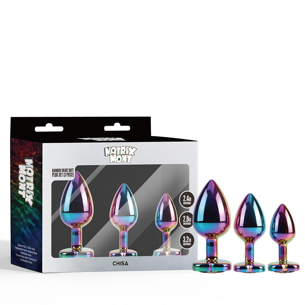 Rainbow Heart Set Plug Anali 