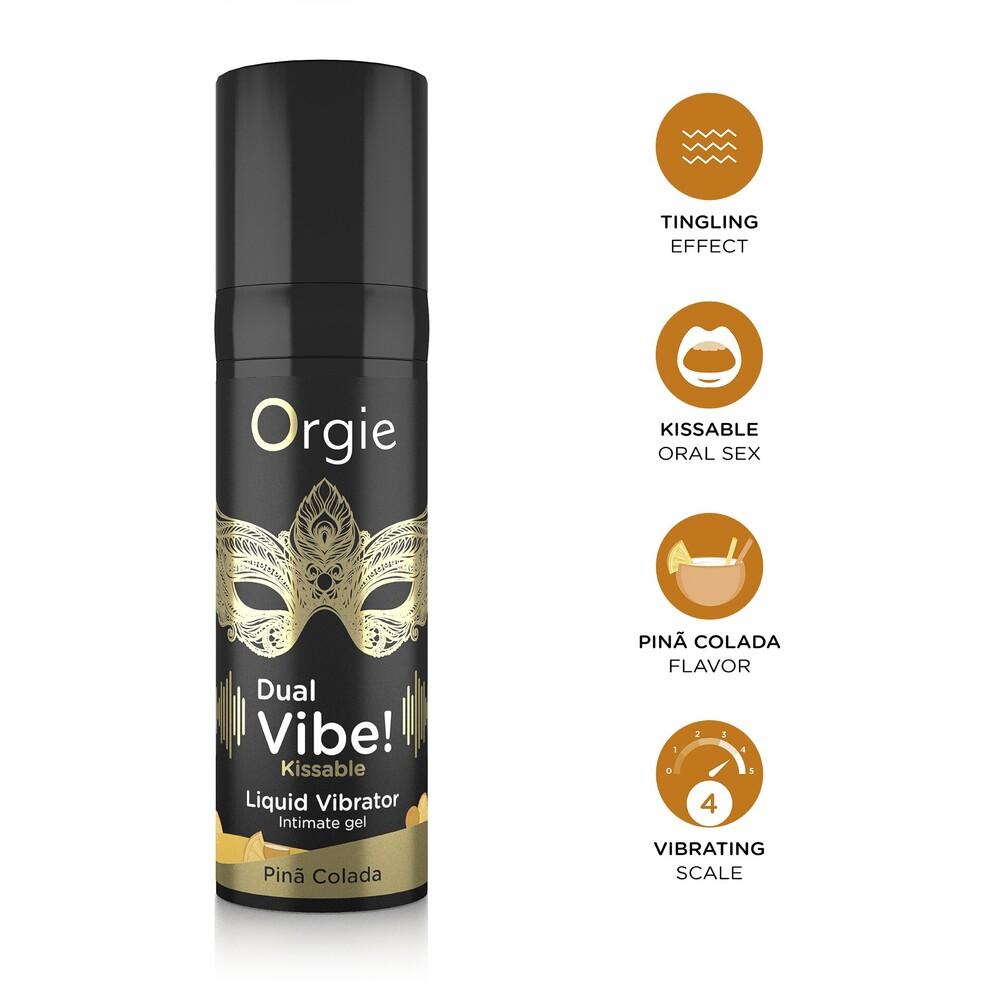 Vibratore Liquido Dual Vibe Pina Colada 15ml thumbnail 3