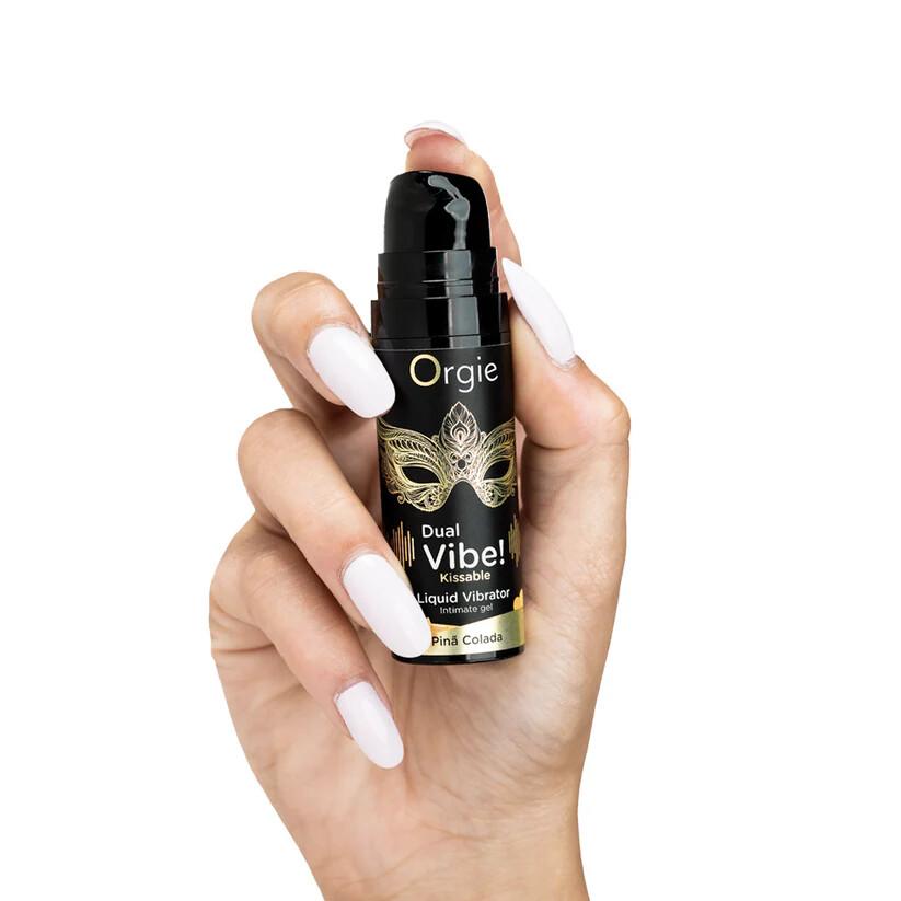 Vibratore Liquido Dual Vibe Pina Colada 15ml thumbnail 2