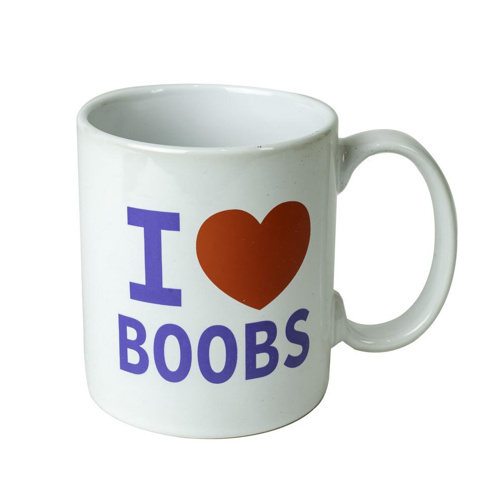 I Love Boobs Tazza