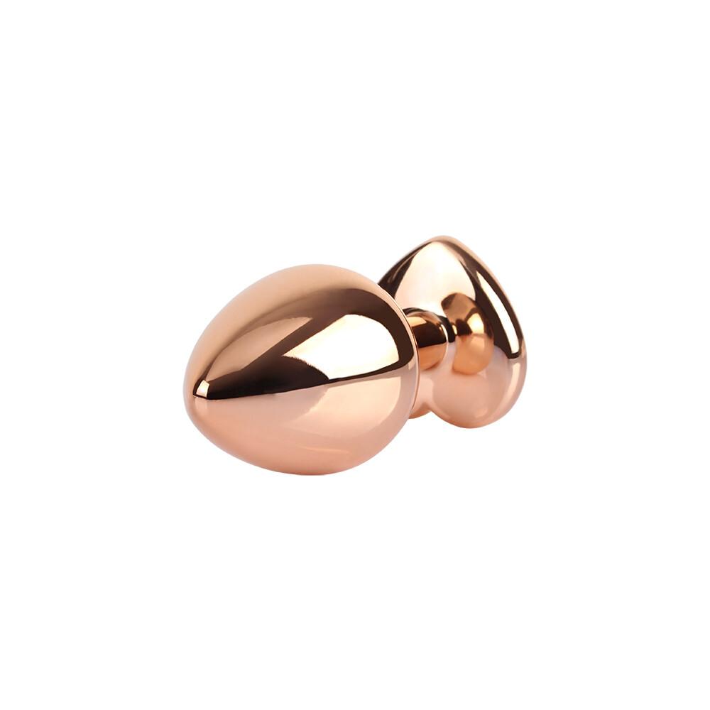 Rose Gold Heart Ø 3,3 cm Plug Anale  thumbnail 4