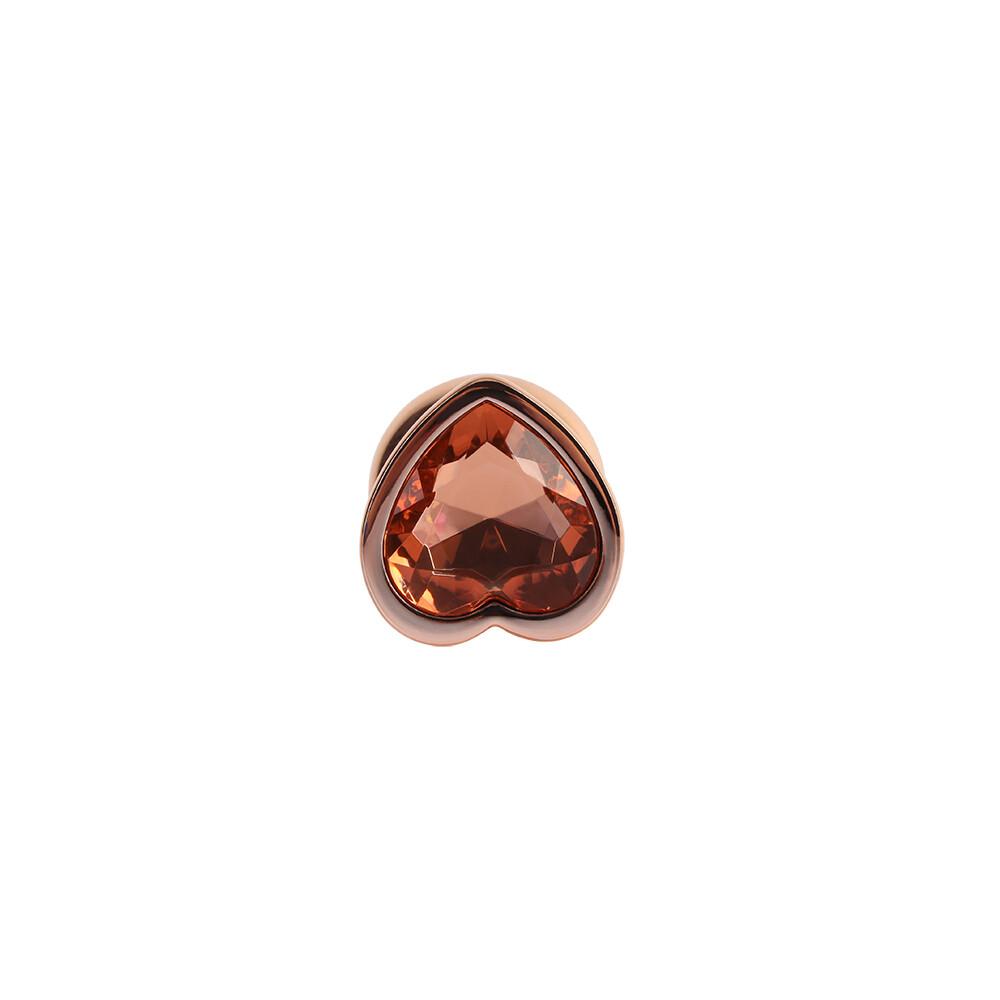 Rose Gold Heart Ø 3,3 cm Plug Anale  thumbnail 6